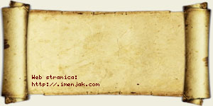 Tina Kaloper vizit kartica